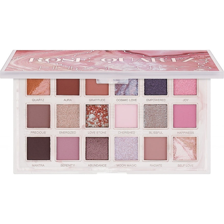 Huda Beauty Rose Quartz Eyeshadow Palette 18 rəngli göz kölgəsi paleti
