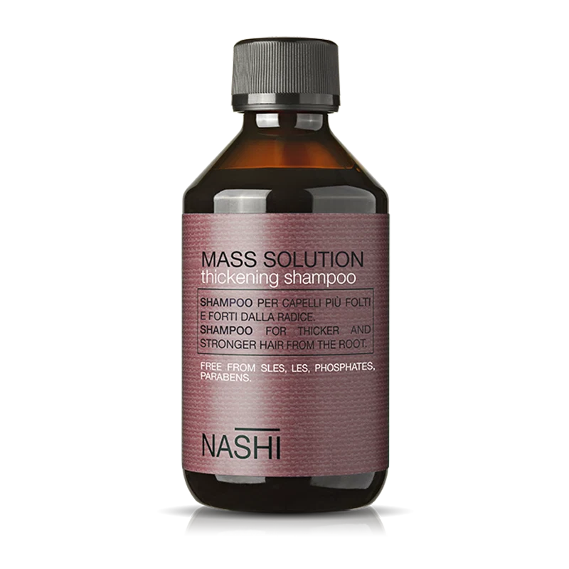 Nashi Mass Solution Thickening Shampoo 250 ml nazik və həcmsiz saçlar üçün qalınlaşdırıcı şampun