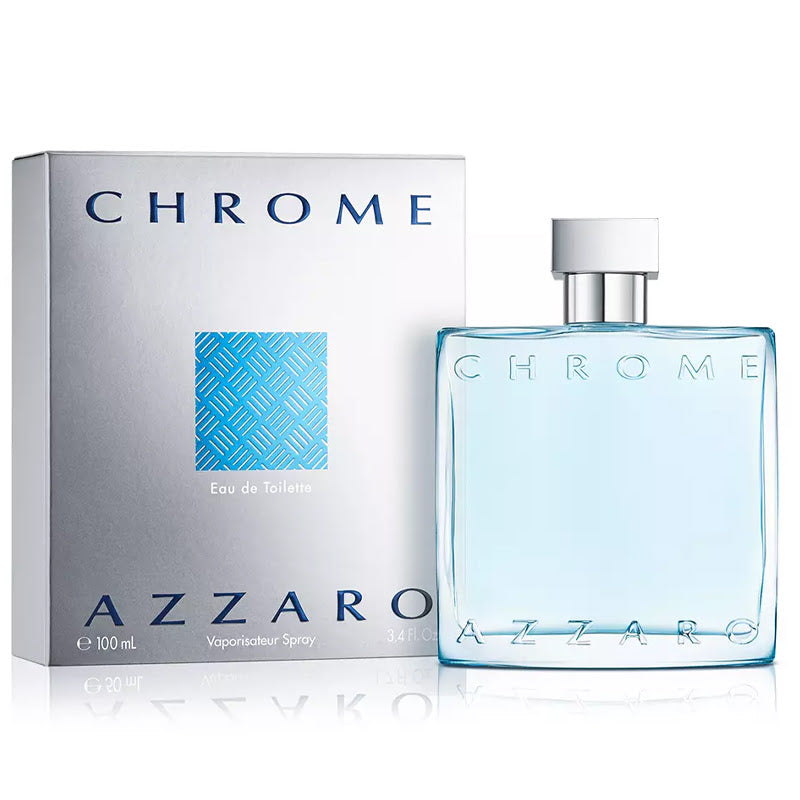 Azzaro Chrome Eau de Toilette bottle (fresh aquatic aromatic men's fragrance)
