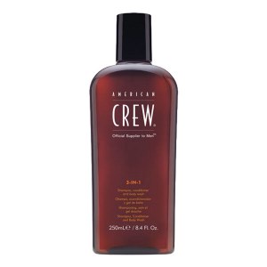 American Crew 3-in-1 Classic 250 ml kişi üçün şampun kondisioner və bədən yuma geli