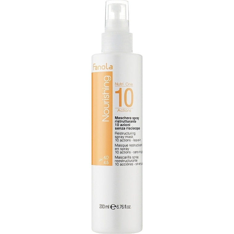 Fanola Nutri Care 10 Actions Spray Mask 200 ml – Zədələnmiş Saçlar Üçün