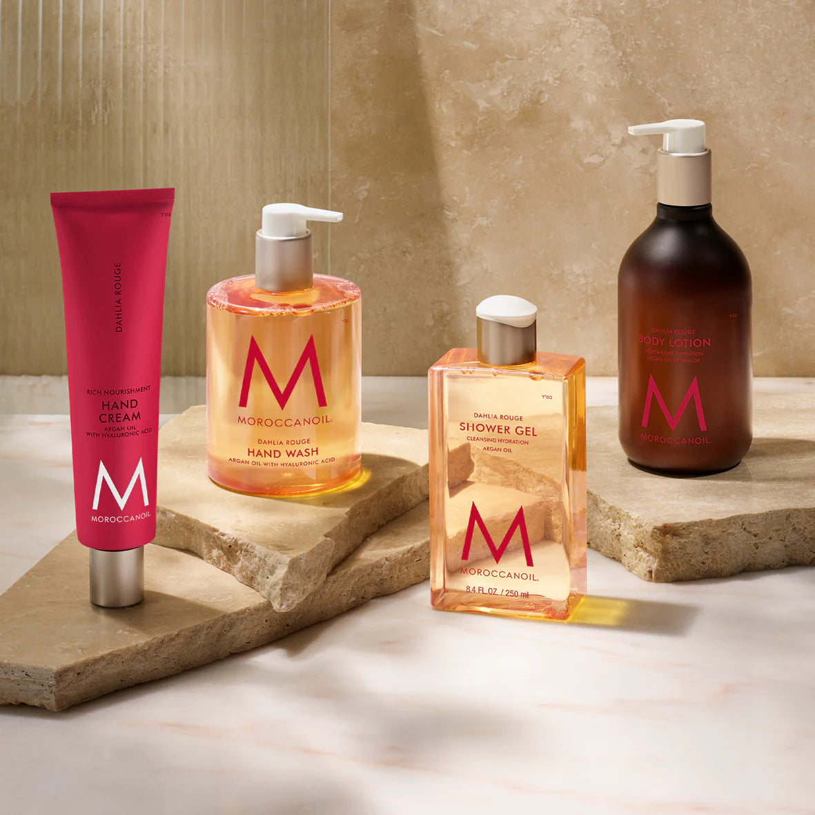 Moroccanoil Shower Gel Dahlia Rouge 250 ml – Arqan Yağı ilə Düş Geli