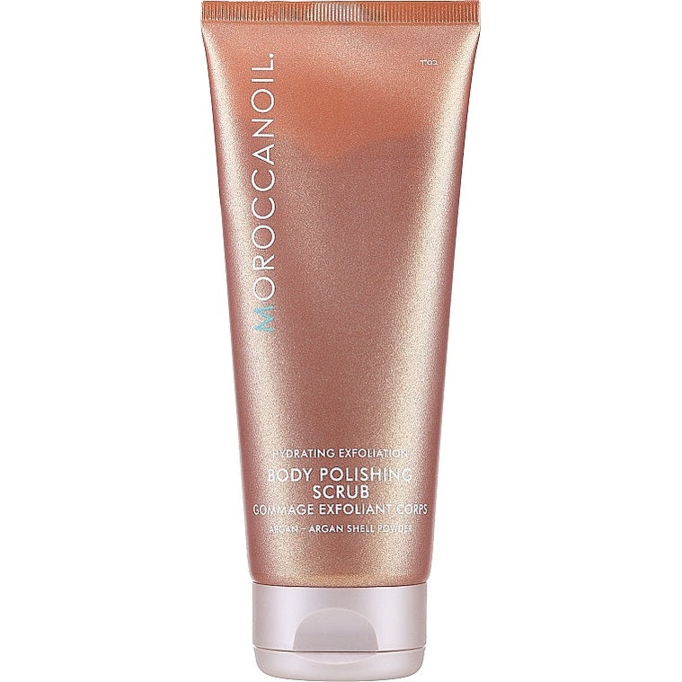 Moroccanoil Body Polishing Scrub 200 ml – argan qabığı tozu ilə nəmləndirən bədən skrabı
