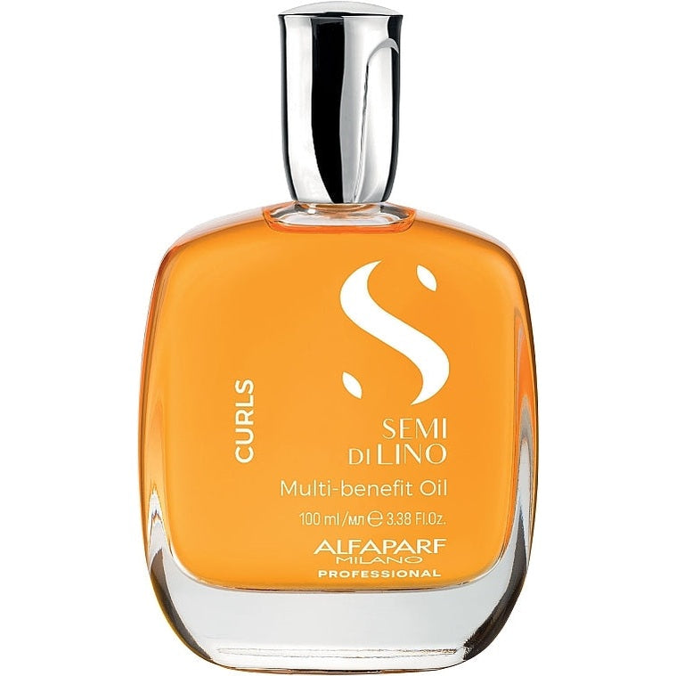 Alfaparf Semi Di Lino Curls Multi-Benefit Oil 100 ml – buruq saçlar üçün yağ (Daraq Store, Bakı)
