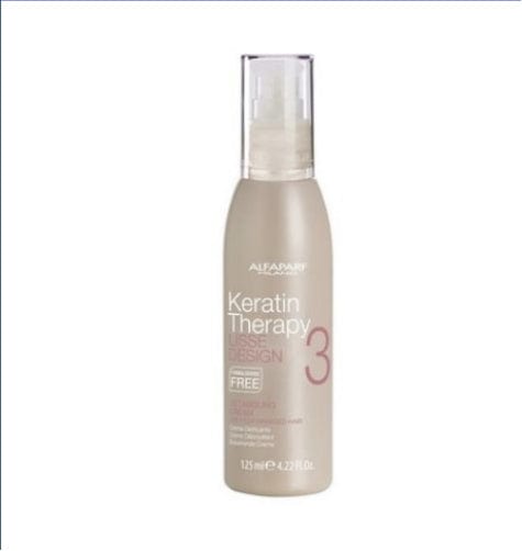 Кератиновый крем против спутывания для поврежденных волос keratin therapy lisse design kt detangling cream 150 мл
