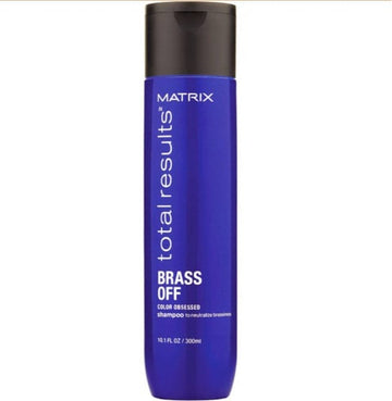 Шампунь для нейтрализации медных оттенков окрашенных волос matrix total results brass off shampoo 300ml