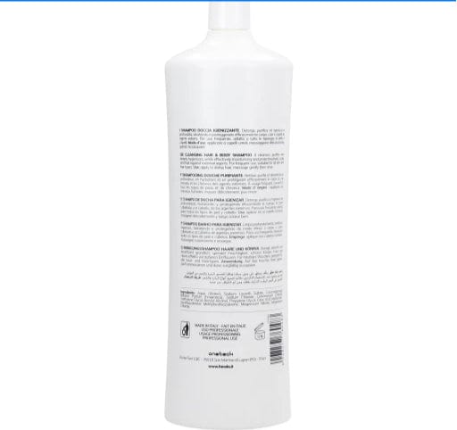 Гигиенический очищающий шампунь для волос и тела hygiene hair & body shampoo 1 l