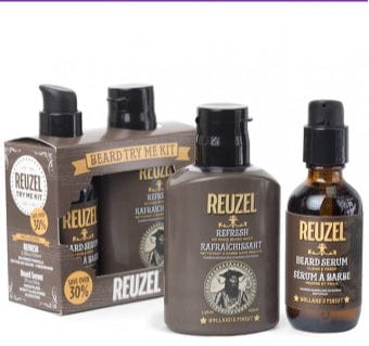 Набор reuzel clean & fresh beard try me kit: очищающая пена и масло для бороды