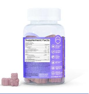 Sugarbear sleep vegan vitamins - мультивитаминный комплекс для женщин - содержит 60 жевательных конфет