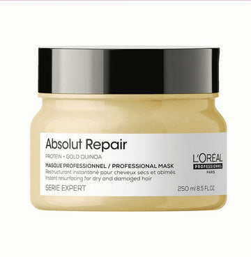Маска для интенсивного восстановления поврежденных волос l’oreal professionnel serie expert absolut repair gold quinoa +protein mask 250 ml